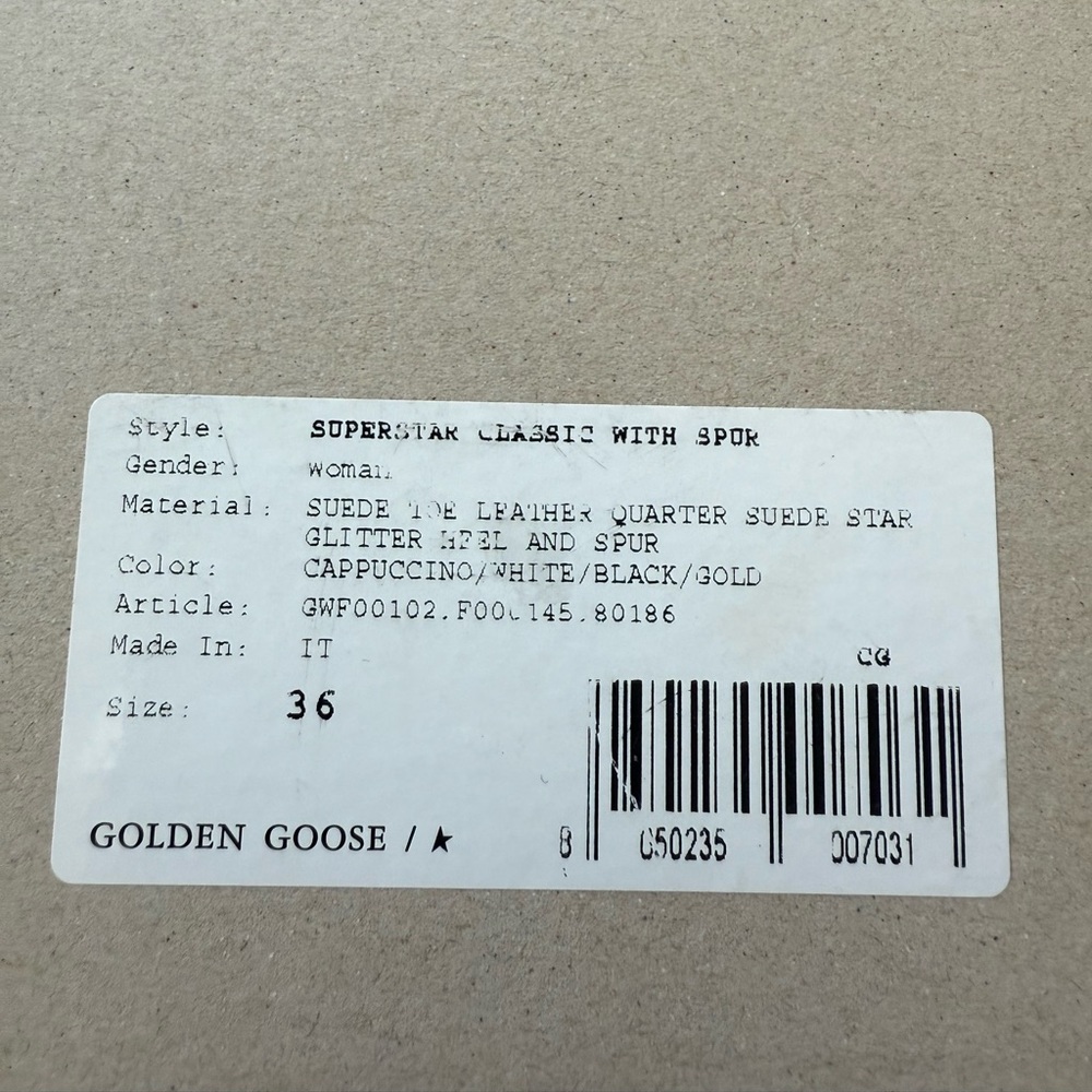 Golden Goose Superstar IT 36 NEVER WORN - Picture 3 of 6